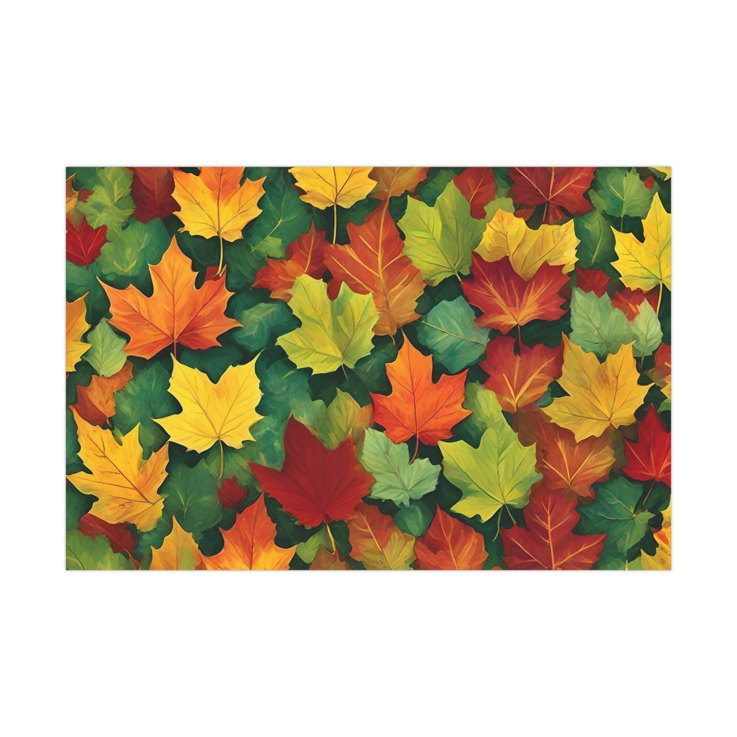 Autumn Leaves Gift Wrap Sheets (Fall Birthdays, Thanksgiving, Harvest Celebrations)