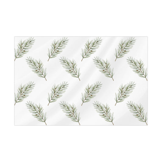 Wrapping Paper: Pine Forest Dreaming Gift Wrap Sheet (Christmas, Winter Birthday)